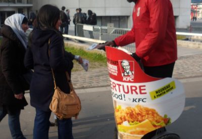 Supports Segway street marketing KFC